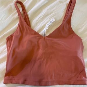 EUC Lululemon Align Tank, Size 8, Rustic Coral